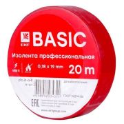 Изолента 19мм/20м EKF красная