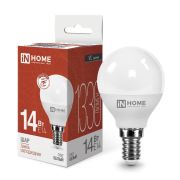 Лампa E14 14W 4000K G45 шар ASD/InHome