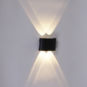 Светильник настенный LED Reluce 4*1W IP65 металл черный 86832-9.2-004KT BK