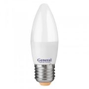 Лампа E27 10W 4500K C37 свеча General