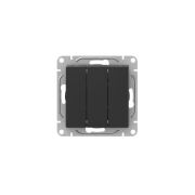 Выключатель 3-кл. СП Эпика механизм черн. EKF UP1-SWB-31