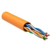 Кабель витая пара U/UTP 5е 4х2х24AWG LSZH оранж. Медь (305м) РФ/Т ITK LC1-C5E04-127-T-R