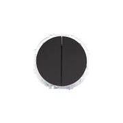 Выключатель 2-кл. СП OSEN 10А IP20 механизм черн. бархат LEZARD 743-4288-101