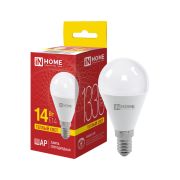 Лампa E14 14W 3000K G45 шар ASD/InHome