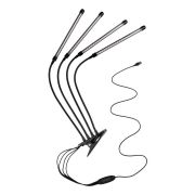 Светильник светодиодный «КРИСТАЛЛ» CTL2-USB-bl Agro 4х10Вт IP40 для растений спектр 4 плафона на прищепке пульт на шнуре красн./син. ФАZА 5068810