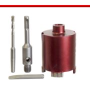 Коронка по бет. жел-бетону алмазная Hardcore D68мм (хвостовик в комплекте) sds+