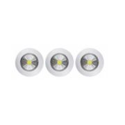 Фонарь-подсветка Pushlight 3Pack белый, 3 Вт, бат. 3xAAA, 3шт, Ritter