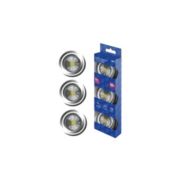 Фонарь-подсветка Pushlight 3Pack металлик 3 Вт, 3 шт, бат. 3xAAA, Ritter