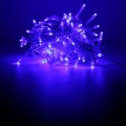 Гирлянда нить ул. LD120-B-E 120LED синий 12м, прозр.провод 7.2W соед 20 мод. SH