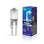 Лампа галоген. JD G6.35 35W 220V Camelion