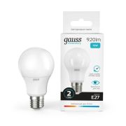 Лампа E27 10W 4100K A60 Gauss