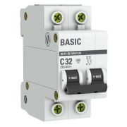 Авт. Basic ВА47-29 2п 32А С 4,5 кА