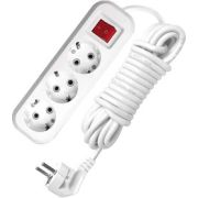 Удлинитель SMARTBUY 3гн 5м с/з 16А (ПВС 3х1) с выкл.