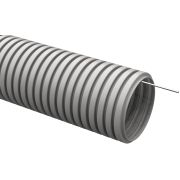 Труба ПВХ гофр. d20 (уп.50м) ИЭК серая
