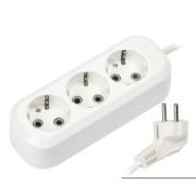 Удлинитель SMARTBUY 3гн 2м с/з 16А (ПВС 3х1)