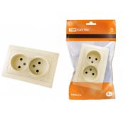 Розетка СУ 2-м б/з 10А ТДМ Таймыр сл.кость