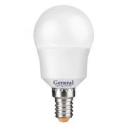 Лампа E14 15W 4500K G45 шар General