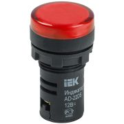 Лампа AD22DS(LED) матрица d=22мм 12В красный