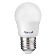 Лампa E27 12W 4500K G45 шар General