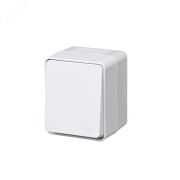Выключатель ОУ 1-кл Атлас Profi54  IP54 10 АХ белый