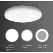 Панель EKS LOFT трехрежимная 32W 4200K 3000Лм D220х50-180х40 круг