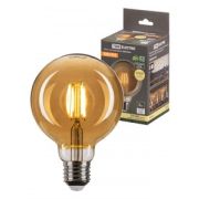 Лампа филамент E27 7W 2700K G95 золотая ВИНТАЖ LOFT ТДМ
