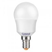 Лампа E14 10W 2700K G45 шар General