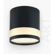 Светильник спот EKS ART GLASS под GX53 IP20 83*90мм черный