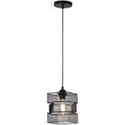 Люстра подвес Reluce 60W Е27 металл черный 03214-3.9-01 BK