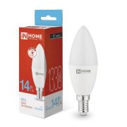 Лампa E14 14W 6500K C37 свеча ASD/InHome