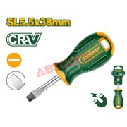 Отвертка шлицевая SL5,5 38мм Cr-V JADEVER JDSD1251