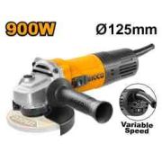 Шлифмашина угловая ф125мм, 900Вт,5000-11000об\мин INGCO AG900285 INDUSTRIAL