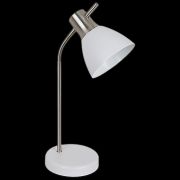 Светильник настольный Reluce 60W Е27 металл гибкий белый 02106-0.7-01 WT