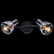 Светильник Reluce Е14 60W*2 черный/стекло 05960-0.8-02 PEARL BK
