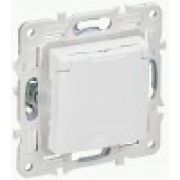 Розетка СУ 1-м SKANDY (мех.) с/з с/ш крышка 16А IP44 SK-R11W арк. бел. ИЭК