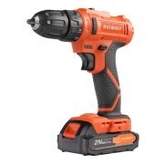 Дрель-шуруповерт аккум PATRIOT BR 189UES, две АКБ Li-Ion 18В, 2,0 Ач, 29Нм, 2 скорости, кейс