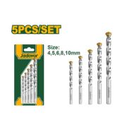 Набор сверл по бетону 5шт (4-10мм) JADEVER JDMJ2K01
