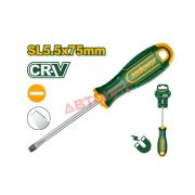 Отвертка шлицевая SL5,5 75мм Cr-V JADEVER JDSD1253