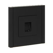Розетка СУ комп. RJ45 кат.5E FP132 черный FORTE&PIANO ИЭК