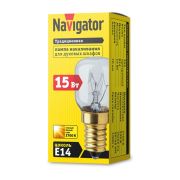 Лампа духов/шкаф/печей E14 15W 230V T25 Navigator