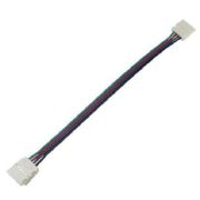Коннектор SMD5050 RGB 15см зажим-зажим 4-х конт SC41C2ESB Ecola (уп.3шт)