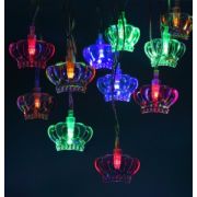 Гирлянда-нить ЭРА Короны 20LED разноцв. 3м. 8реж. прозрач.0,6м IP20
