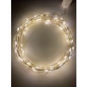 Гирлянда-нить ЭРА Роса 100LED тепл. свет 10м. IP20