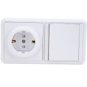 Блок БКВР СУ Роз з/ш+Выкл 1-кл ТДМ верт