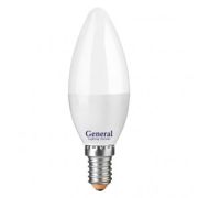Лампа E14 15W 6500K C37 свеча General